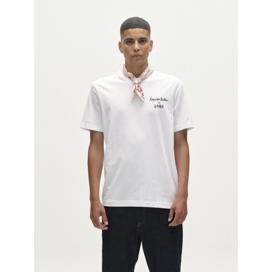 GABBA DUNE KAY MAN SS T-SHIRT GOTS 11785 0003-WHITE