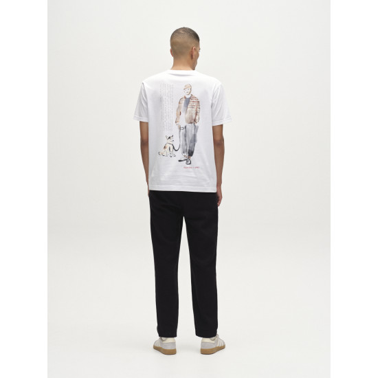 GABBA DUNE KAY MAN BAUW SS T-SHIRT GOTS 11811 0003-WHITE