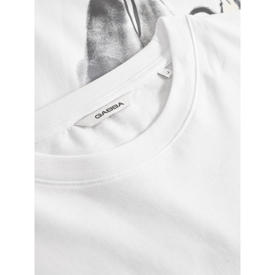 GABBA DUNE KAY MAN BAUW SS T-SHIRT GOTS 11811 0003-WHITE