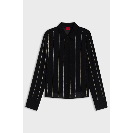 HUGO ELDJA BLOUSE 50548400 001-BLACK