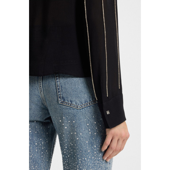 HUGO ELDJA BLOUSE 50548400 001-BLACK