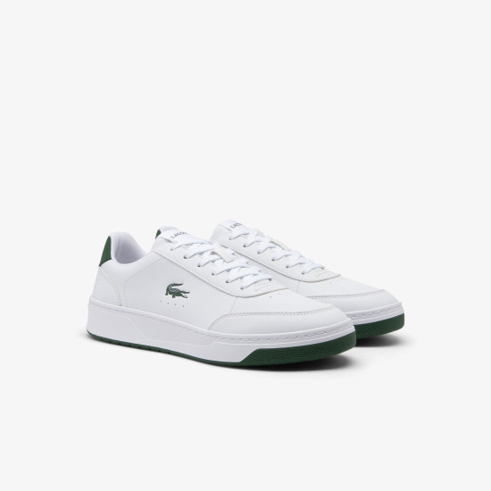 LACOSTE COURT PRO SNEAKERS 50SMA0074 1RS-WHT/DK GRN