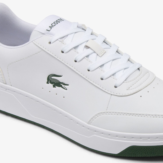 LACOSTE COURT PRO SNEAKERS 50SMA0074 1RS-WHT/DK GRN