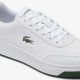 LACOSTE COURT PRO SNEAKERS 50SMA0074 1RS-WHT/DK GRN