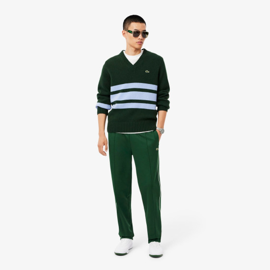 LACOSTE COURT PRO SNEAKERS 50SMA0074 1RS-WHT/DK GRN