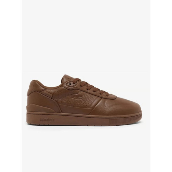 LACOSTE T-CLIP SHIELD SNEAKERS 50SMA0193 DB2-DK BRW/DK BRW