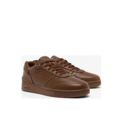 LACOSTE T-CLIP SHIELD SNEAKERS 50SMA0193 DB2-DK BRW/DK BRW