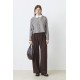 SUNCOO JIO WIDE TROUSERS WITH DRAWSTRINGS C04302H25 60-CHOCO