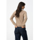 TIFFOSI CASSIA_C METALLIC SWEATER 10061669 182-BEIGE