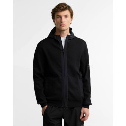 BARBOUR INTERNATIONAL INLINE KNITTED HOODIE MKN1788BK11 BIBK11-BLACK