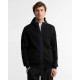 BARBOUR INTERNATIONAL INLINE KNITTED HOODIE MKN1788BK11 BIBK11-BLACK