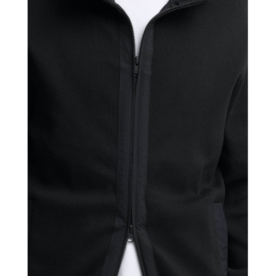 BARBOUR INTERNATIONAL INLINE KNITTED HOODIE MKN1788BK11 BIBK11-BLACK