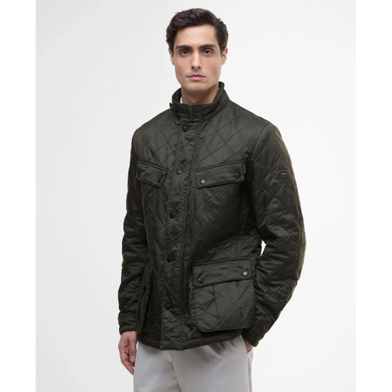 BARBOUR INTERNATIONAL ARIEL POLARQUILT JACKET MQU0365OL71 BIOL71-SAGE