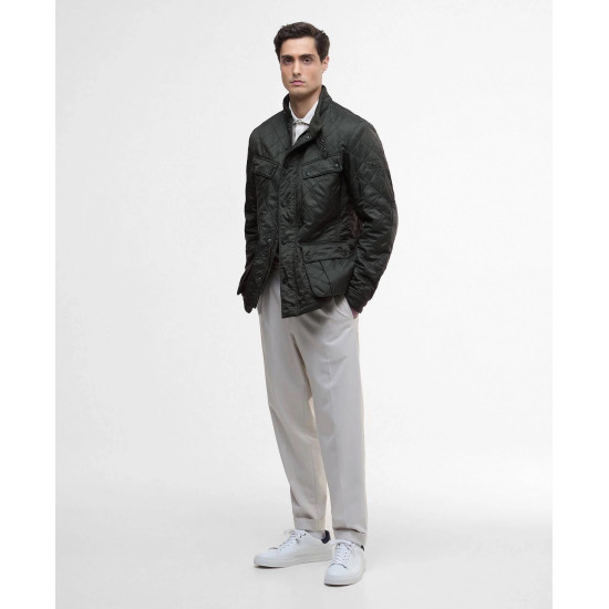 BARBOUR INTERNATIONAL ARIEL POLARQUILT JACKET MQU0365OL71 BIOL71-SAGE
