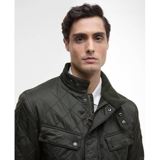 BARBOUR INTERNATIONAL ARIEL POLARQUILT JACKET MQU0365OL71 BIOL71-SAGE