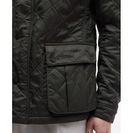 BARBOUR INTERNATIONAL ARIEL POLARQUILT JACKET MQU0365OL71 BIOL71-SAGE