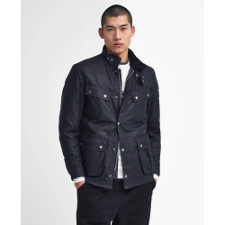 BARBOUR INTERNATIONAL WAXED JACKET MWX0337NY91 BINY91-CLASSIC NAVY