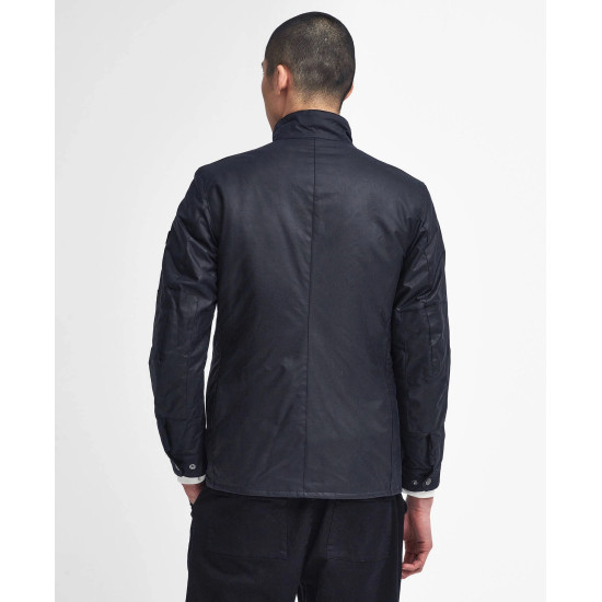 BARBOUR INTERNATIONAL WAXED JACKET MWX0337NY91 BINY91-CLASSIC NAVY