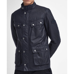 BARBOUR INTERNATIONAL WAXED JACKET MWX0337NY91 BINY91-CLASSIC NAVY
