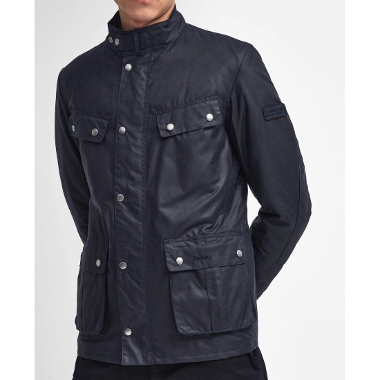 BARBOUR INTERNATIONAL WAXED JACKET MWX0337NY91 BINY91-CLASSIC NAVY