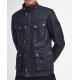BARBOUR INTERNATIONAL WAXED JACKET MWX0337NY91 BINY91-CLASSIC NAVY