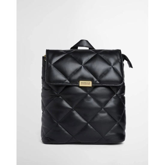 BARBOUR INTERNATIONAL SOFT QUILTED HOXTON BACKPACK LBA0575BK11 BIBK11-BLACK
