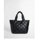 BARBOUR INTERNATIONAL SOFT QUILTED BATTERSEA TOTE BAG LBA0576BK11 BIBK11-BLACK