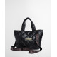 BARBOUR INTERNATIONAL SOFT QUILTED BATTERSEA TOTE BAG LBA0576BK11 BIBK11-BLACK