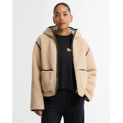 BARBOUR INTERNATIONAL RAMONA FLEECE JACKET LCA0412CR31 BICR31-JASMINE/BLACK