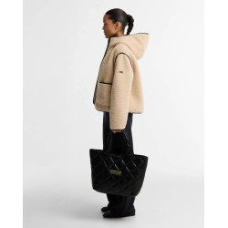 BARBOUR INTERNATIONAL RAMONA FLEECE JACKET LCA0412CR31 BICR31-JASMINE/BLACK