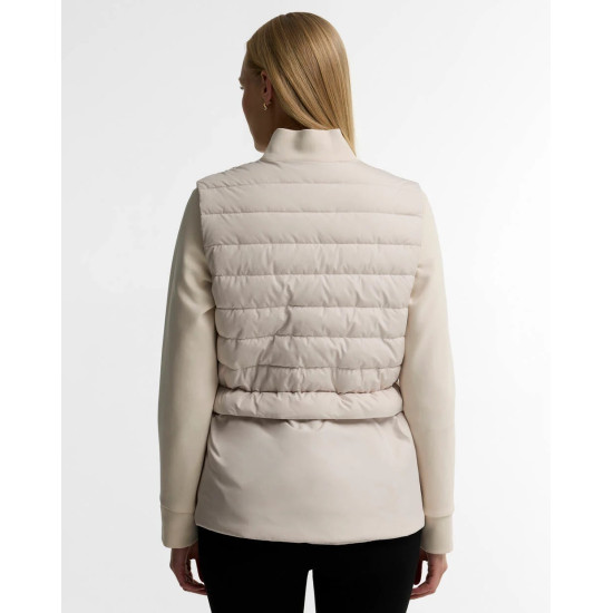 BARBOUR INTERNATIONAL ARI QUILTED SWEATSHIRT LQS0071CR52 BICR52-MOONBEAM