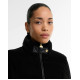 BARBOUR INTERNATIONAL BALATON FAUX-VELVET QUILTED SWEATSHIRT LQS0072BK91 BIBK91-BLACK
