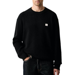 CALVIN KLEIN LS CLASSIC COTTON WFL CREWNECK SWEATER 9GG LV04RH326G UB1-BLACK
