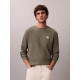 CALVIN KLEIN LS WAFFLE BADGE CREWNK TEE LV040EM217 LDY-DUSTY OLIVE