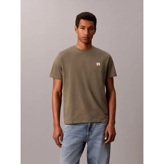 CALVIN KLEIN SS BADGE 30S JERSEY CLASSIC TEE LV04RC272G LDY-DUSTY OLIVE