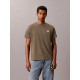 CALVIN KLEIN SS BADGE 30S JERSEY CLASSIC TEE LV04RC272G LDY-DUSTY OLIVE