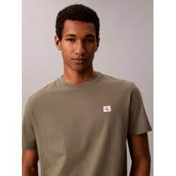 CALVIN KLEIN SS BADGE 30S JERSEY CLASSIC TEE LV04RC272G LDY-DUSTY OLIVE