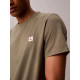 CALVIN KLEIN SS BADGE 30S JERSEY CLASSIC TEE LV04RC272G LDY-DUSTY OLIVE