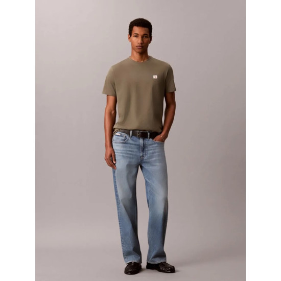 CALVIN KLEIN SS BADGE 30S JERSEY CLASSIC TEE LV04RC272G LDY-DUSTY OLIVE