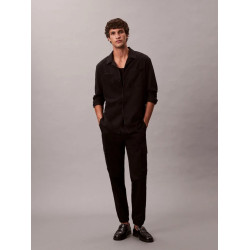 CALVIN KLEIN SKINNY ELASTIC TWILL CARGO PANTS LV04RD608G UB1-BLACK