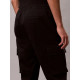 CALVIN KLEIN SKINNY ELASTIC TWILL CARGO PANTS LV04RD608G UB1-BLACK
