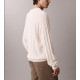 CALVIN KLEIN LS EASY AOP COTTON CREWNECK SWEATER LV04RE301G YAS-ECRU