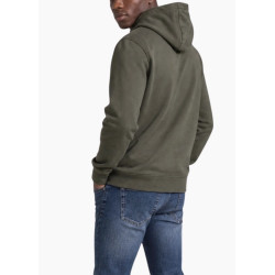 CALVIN KLEIN CL LS 350TERRY WVN LBL HOODIE LV04RG269G LDY-DUSTY OLIVE