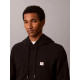 CALVIN KLEIN CL LS 350TERRY WVN LBL HOODIE LV04RG269G UB1-BLACK