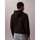 CALVIN KLEIN CL LS 350TERRY WVN LBL HOODIE LV04RG269G UB1-BLACK
