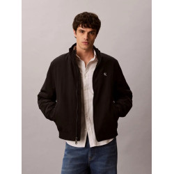 CALVIN KLEIN LS PADDED NYLON HARRINGTON JACKET LV04RG500G UB1-BLACK