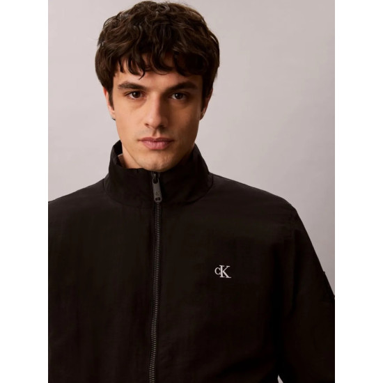 CALVIN KLEIN LS PADDED NYLON HARRINGTON JACKET LV04RG500G UB1-BLACK