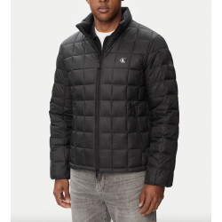 CALVIN KLEIN LS ULTRL TWT NYLON QUILTED PUFFER LV04RG506G UB1-BLACK