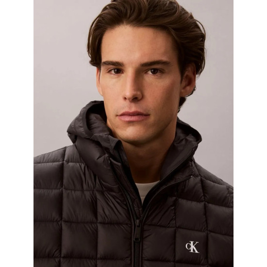 CALVIN KLEIN SL ULTRAL NYLON QUILTED PUFFER GILEK LV04RG507G UB1-BLACK