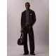 CALVIN KLEIN CL LS 350TERRY WVN LBL FZ HOODIE LV04RH234G UB1-BLACK
